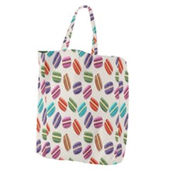 Macaron Macaroon Stylized Macaron Giant Grocery Zipper Tote by Sapixe