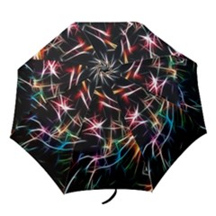 Lights Star Sky Graphic Night Folding Umbrellas by Sapixe