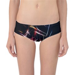 Lights Star Sky Graphic Night Classic Bikini Bottoms by Sapixe