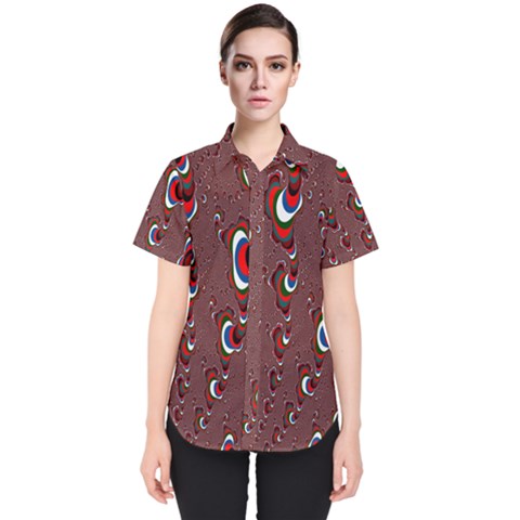 Mandelbrot Fractal Mathematics Art Women s Short Sleeve Shirt by Sapixe