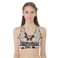 Jewelry Jewel Gems Gemstone Shine Sports Bra With Border by Sapixe