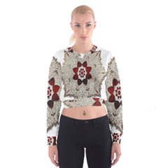 Jewelry Jewel Gems Gemstone Shine Cropped Sweatshirt by Sapixe