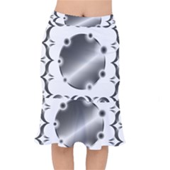 Metal Circle Background Ring Mermaid Skirt by Sapixe