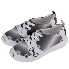 Metal Circle Background Ring Women s Lightweight Sports Shoes by Sapixe