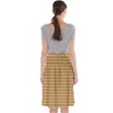 Pattern Gingerbread Brown Midi Beach Skirt View2