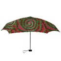 Red Green Swirl Twirl Colorful Mini Folding Umbrellas View3