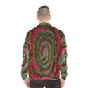 Red Green Swirl Twirl Colorful Wind Breaker (Men) View2