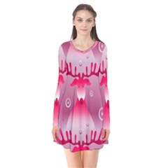 Seamless Repeat Repeating Pattern Flare Dress by Sapixe