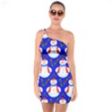 Seamless Repeat Repeating Pattern One Soulder Bodycon Dress View1