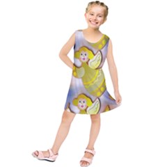 Seamless Repeat Repeating Pattern Kids  Tunic Dress by Sapixe