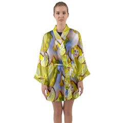 Seamless Repeat Repeating Pattern Long Sleeve Kimono Robe by Sapixe