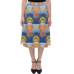 Seamless Repeat Repeating Pattern Folding Skater Skirt by Sapixe