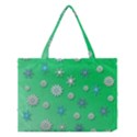 Snowflakes Winter Christmas Overlay Medium Tote Bag View1