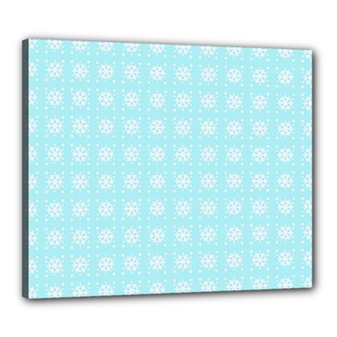 Snowflakes Paper Christmas Paper Canvas 24  X 20  by Sapixe