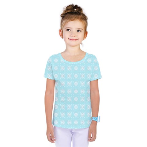 Snowflakes Paper Christmas Paper Kids  One Piece Tee by Sapixe