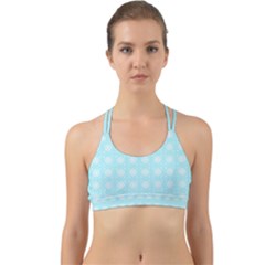 Snowflakes Paper Christmas Paper Back Web Sports Bra by Sapixe