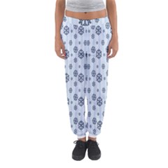 Snowflakes Winter Christmas Card Women s Jogger Sweatpants by Sapixe