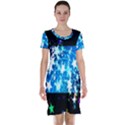 Star Abstract Background Pattern Short Sleeve Nightdress View1