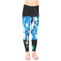 Star Abstract Background Pattern Kids  Legging View1