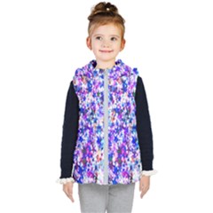 Star Abstract Advent Christmas Kid s Hooded Puffer Vest