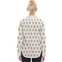 Star Background Gold White Womens Long Sleeve Shirt View2