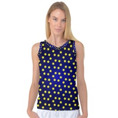 Star Christmas Red Yellow Women s Basketball Tank Top by Sapixe