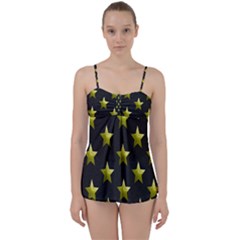 Stars Backgrounds Patterns Shapes Babydoll Tankini Set