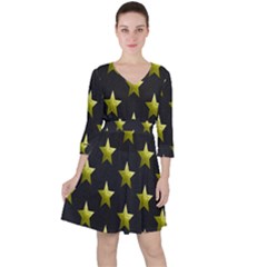 Stars Backgrounds Patterns Shapes Ruffle Dress