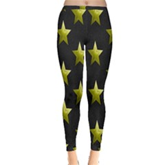 Stars Backgrounds Patterns Shapes Inside Out Leggings