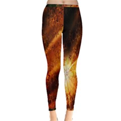 Star Sky Graphic Night Background Inside Out Leggings