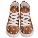 Stars Brown Background Shiny Kid s Hi-Top Skate Sneakers View1