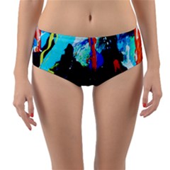 Roundway Ticket 8 Reversible Mid-waist Bikini Bottoms by bestdesignintheworld