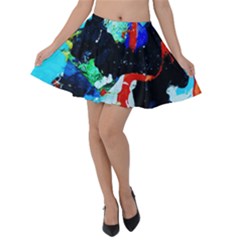 Roundway Ticket 8 Velvet Skater Skirt by bestdesignintheworld