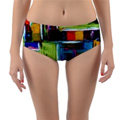 Marakesh 3 Reversible Mid-waist Bikini Bottoms by bestdesignintheworld