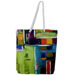 Marakesh 3 Full Print Rope Handle Tote (large) by bestdesignintheworld