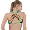 Marakesh 5 Criss Cross Racerback Sports Bra View2