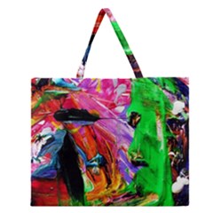 1073194 230077083819951 789389796 O - Triplets-1 Zipper Large Tote Bag by bestdesignintheworld