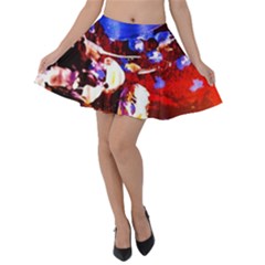 Balboa   Islnd On A Sand 7 Velvet Skater Skirt by bestdesignintheworld