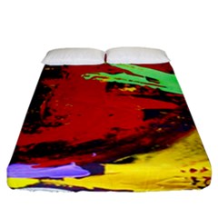 Balboa   Island On A Sand 19 Fitted Sheet (california King Size) by bestdesignintheworld