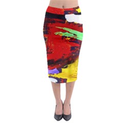 Balboa   Island On A Sand 19 Midi Pencil Skirt