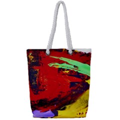 Balboa   Island On A Sand 19 Full Print Rope Handle Tote (small) by bestdesignintheworld