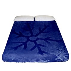 Winter Hardest Frost Cold Fitted Sheet (california King Size)