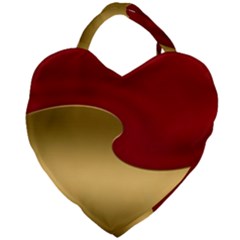 Background Banner Festive Wave Giant Heart Shaped Tote by Sapixe