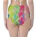 Question Mark Problems Clouds High-Waist Bikini Bottoms View2