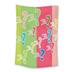 Question Mark Problems Clouds Small Tapestry by Sapixe