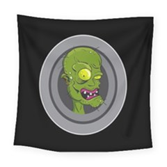 Zombie Pictured Illustration Square Tapestry (large) by Sapixe