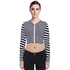 Zig Zag Zigzag Chevron Pattern Bomber Jacket