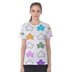 Stars Set Up Element Disjunct Image Women s Cotton Tee