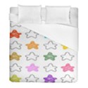 Stars Set Up Element Disjunct Image Duvet Cover (Full/ Double Size) View1