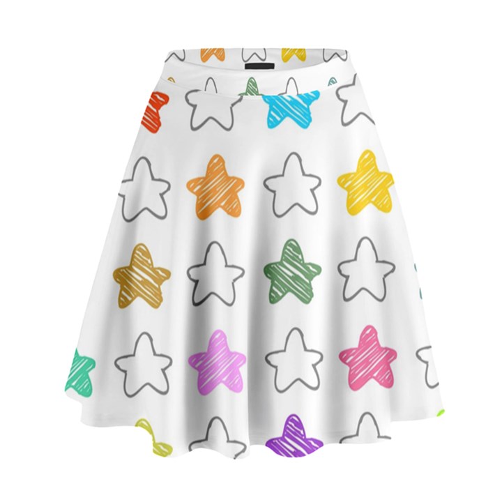 Stars Set Up Element Disjunct Image High Waist Skirt